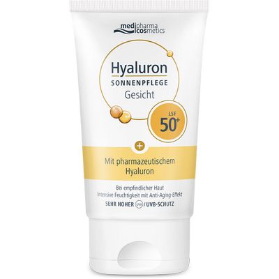 Medipharma Cosmetics HYALURON Sonnenpflege Gesicht Anti-Pig.&Anti-Age LSF50