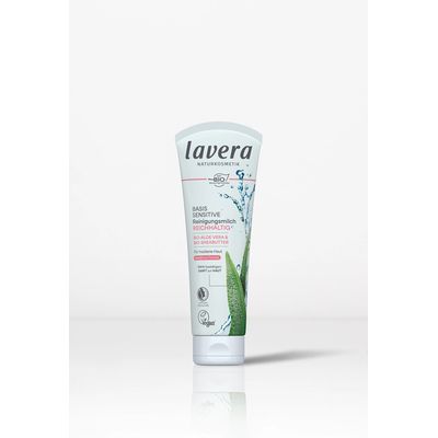 LAVERA basis sensitiv Reinigungsmilch Bio-Aloe Vera & Bio-Sheabutter